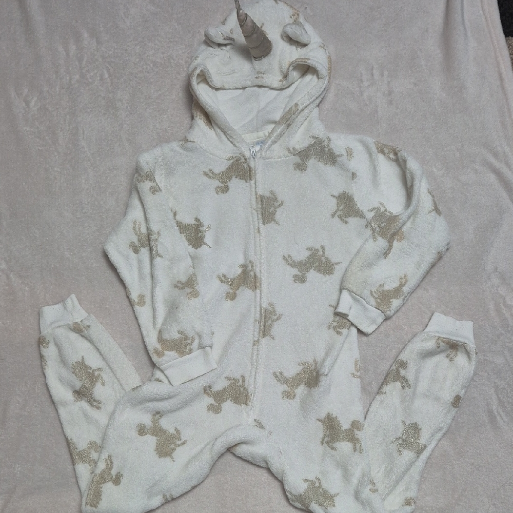 Unicorn Hooded Onesie Pajamas